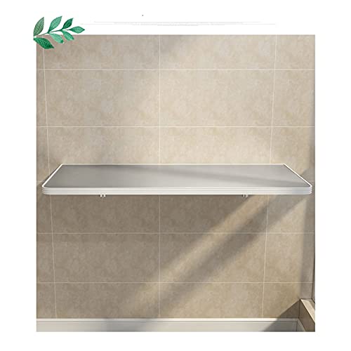 Table murale pliante pour petits espaces - Bureau d'angle suspendu rabattable - 3