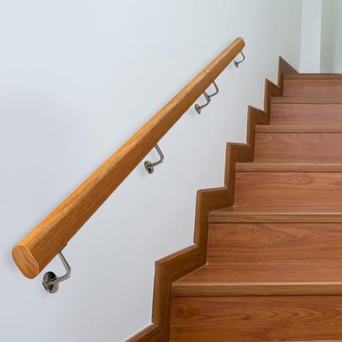 Rampe d'escalier en bois antidérapant : la solution pour escalier glissant - 2