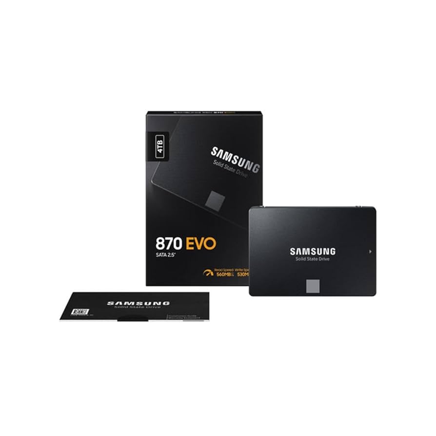 Amazon.com: Samsung 870 EVO 4TB, V-NAND, 2.5