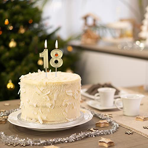 Iblessu Number 3 Birthday Candles - Cake Candle Cupcake Candle Topper Decoration For Anniversary Birthday Wedding Adults Kids (Champagne) #TOP5