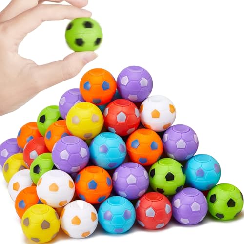 72 Pack Soccer Fidget Spinners Party Favors for Kids, Fidget Toys Bulk