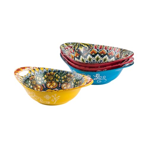 Henten Home Müslischalen 4er Set aus Porzellan, Schalen für Müsli,...