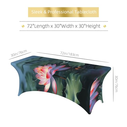 Nappe infroissable pour table 1,8 m réglant le problème des plis en banquet