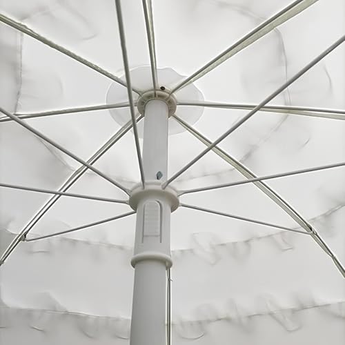 Sombrilla de encaje para playa y jardín con enchufe de tierra impermeable 5