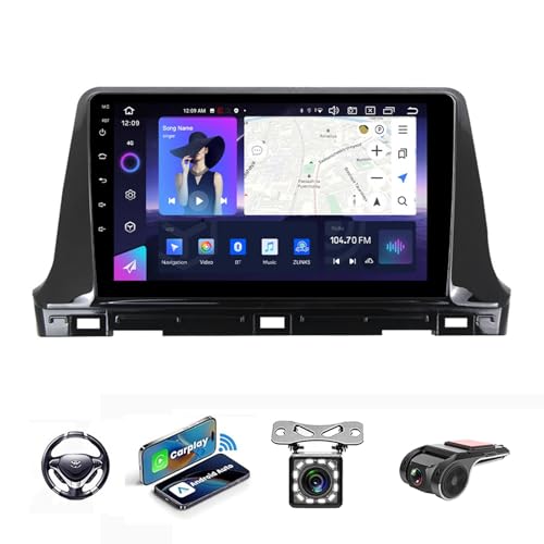 Autoradio 2 Din Android CarPlay sans fil et écran tactile 9 pouces