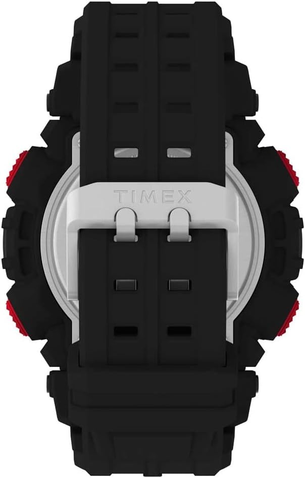Side view of the Timex UFC Redemption 50mm Digital Watch, showing the buttons