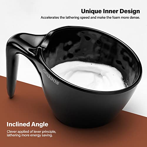 Anbbas Badger Hair Shaving Brush With 100G Shaving Soap Bar And Upgrade Lathering Way-Pop Mug A5 Melamine,Foaming Set For Men Wet Shave,Women Girls Hair Removal #TOP4