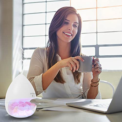 Upgraded Essential Oil Diffusers Himalayan Salt Lamp Cool Mist Humidifier,Ultrasonic Aroma Diffuser With Oils Included,7 Colors Lights,Wireless Remote Control Oil Diffusers For Large Room,Gifts Ideas #TOP5