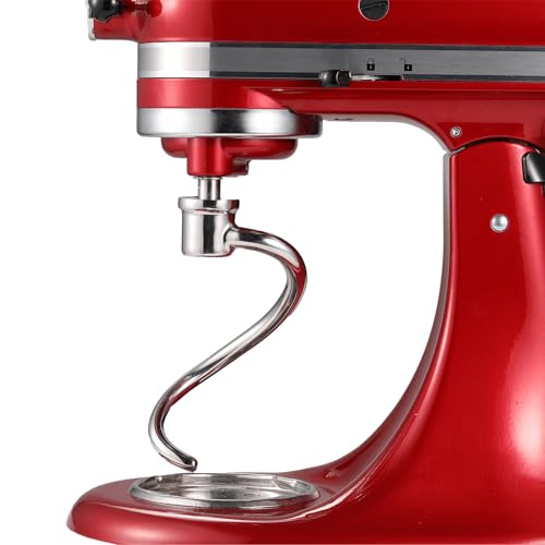 Lawenme 5 QT Dough Hook for KitchenAid Mixer, Stainless Steel Spiral Dough Hook Attachment for KitchenAid 4.5-5 Qt Tilt-Head Stand Mixers, Replacement Bread Hook Fits Models K45, KSM90, KSM150