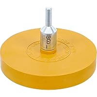 Bohraufsatz Gummi-Radierrad 88mm - Entferner Für Vinylfolien & Aufkleber Ohne Lackschäden