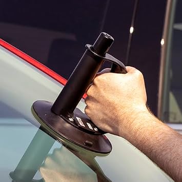 AEGIS WPG Angle-GripTM Suction Cup Kit for Windshields, Classic Vertical Handle for Curved Surfaces