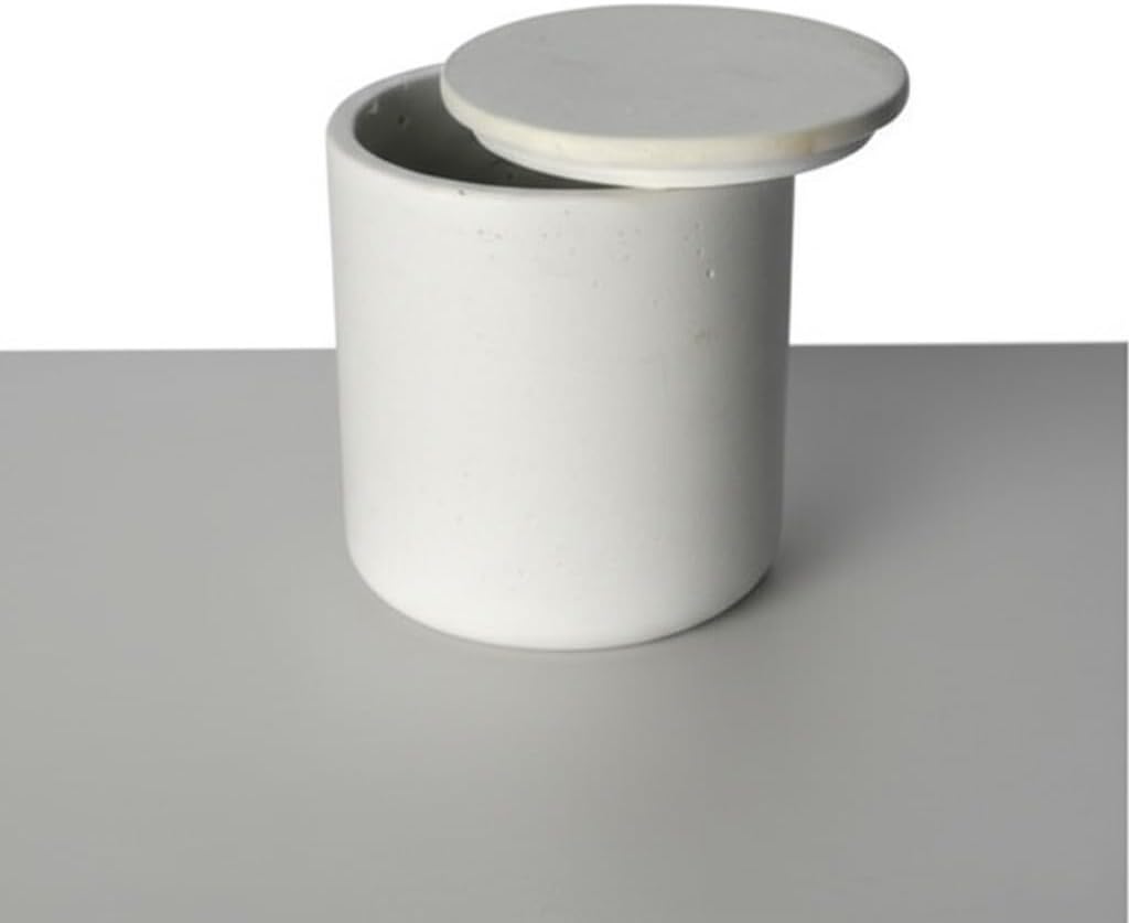 Candle Jar Silicone Mold MK3 350ml / 12oz - Candle Vessel Mold-Round Concrete Candle Jar Mold Silicone Epoxy Resin Mold Trinket Box Container Storage Mould for Jewelry Makeup Brush Candle Holder