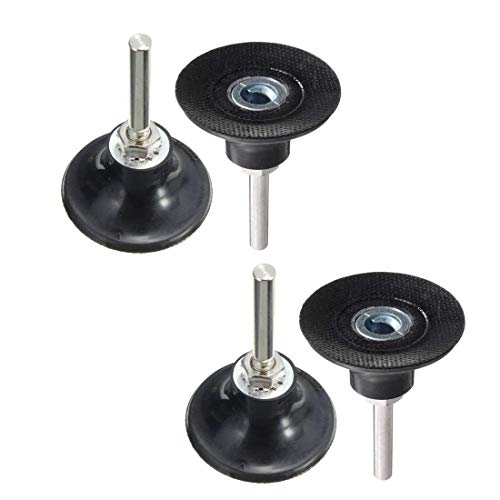 Bestgle 4pcs Roll Lock Disc Pad Holder (2inch Diameter 1/4