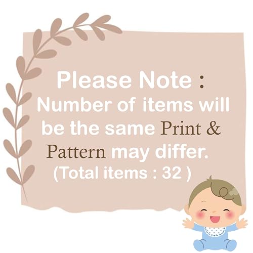 Image of Infantbond by fareto Newborn Baby Bedding Essentials | Daily Needs Items | Hopsital kit Ready Combo | Baby Products All (Pack of 32) (0-6months)(Blue Crown)