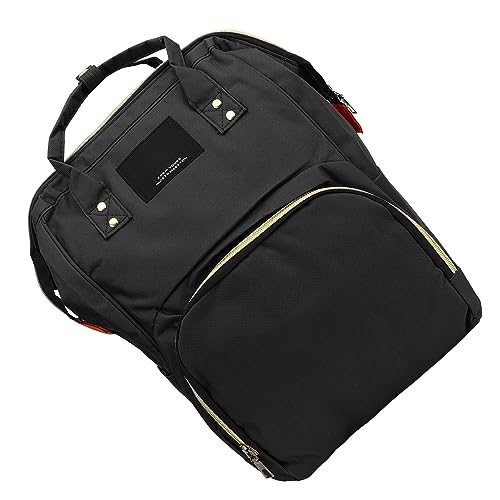 Classical Backpack, High Capacity Wearproof Front Utility Pocket Travel Backpack for Shopping (Black)3