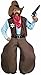 Men's Old Cowhand Costume, Brown/Red, One Size
