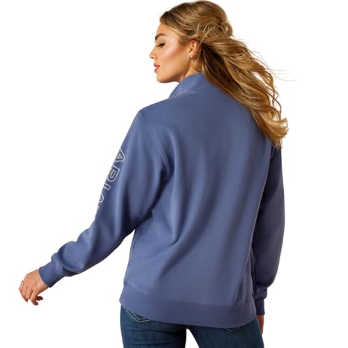 Image of ARIAT womens Logo 1 /2 Zip Sweatshirt