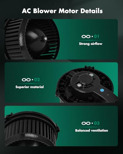 Image of SCITOO HVAC Heater Blower Motor Fit For Hyundai Model - For Sonata 2015-2019 Replacement For # 700326 Blower Fan
