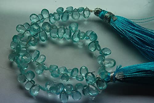 Apatite facettée poire 6-10mm pour remplacer vos perles synthétiques ternes