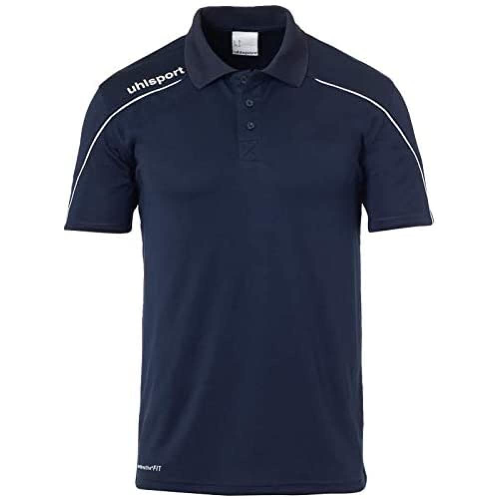 Uhlsport Stream 22 Polo Shirt - Navy/White, Size 140
