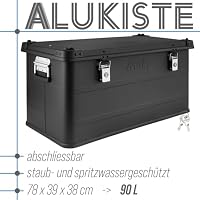 Trucky Aluminium Box mit Deckel Kiste Transportbox Box Aufbewahrungsbox – Ansicht 2