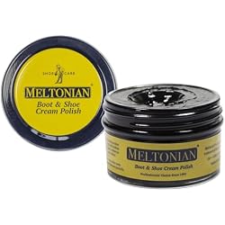 Meltonian Cream Shoe Polish, Boot Polish, Leather Shoe Polish Oil Based with Beeswax, Restores and Protects, Over 60 Colors