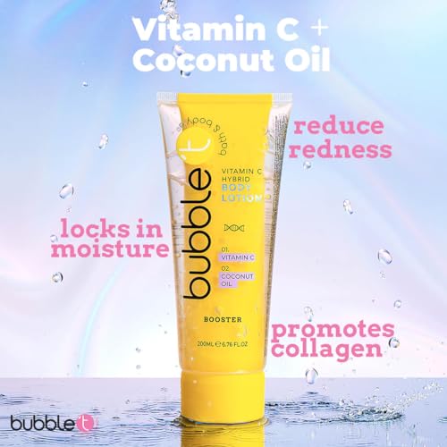 Bubble T Cosmetics Vitamin C Hybrid Body Lotion 200ml, Yellow, 200 ml (Pack of 1) - Image 3