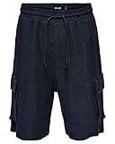 Primavera/Verano Only & Sons Bermuda Uomo Boaz Sweat Shorts 22016094 s Blue Scuro