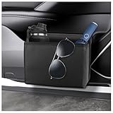 Multifunctional Car Trash Can,Foldable Leather Car Garbage Can Car Organizers and Storage,Universal Hanging Car Trash Bag Auto Accessories Interior for Most Doors Seats