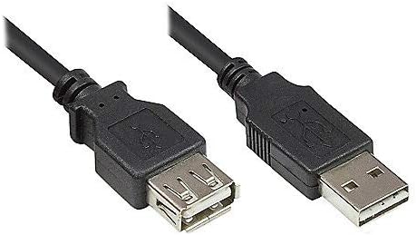 Good Connections Extension Cable USB Easy Plug A to Socket Black 1,00 m - Image 3