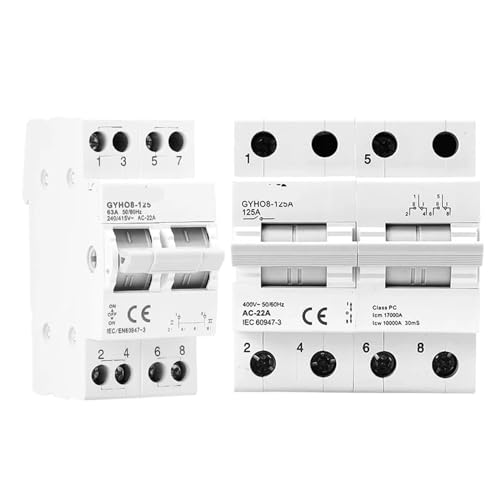 Inverseur de source manuel 100A pour éviter les courts-circuits entre deux réseaux - 4