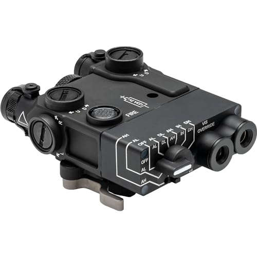 Image of Steiner eOptics DBAL-A3 Dual Beam Aiming Laser Advanced General-Purpose Multi-Function Laser Sight with Visible and IR Beams and Infrared LED Illuminator, Green Laser, Black