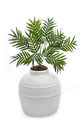 Good Pet Stuff, The Original Hidden Litter Box, Artificial Plants & Enclosed Cat Planter Litter Box, Vented & Odor Filter, Easy To Clean, White Birch #TOP1