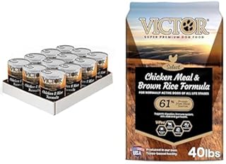 Super Premium Dog Food – Chicken and Rice Formula Pâté, 12 x 13.2 oz Cans – Chicken Meal & Brown Rice Formula, 40lbs