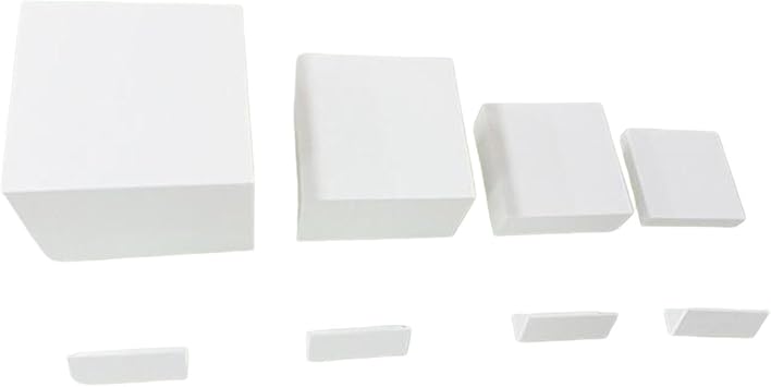 Acrylic Display Stand,Buffet Risers, 4 Pieces Buffet Riser Food Risers for Buffet Table Stotage Organizer Cube Display Nesting Risers Acrylic Riser for Buffet