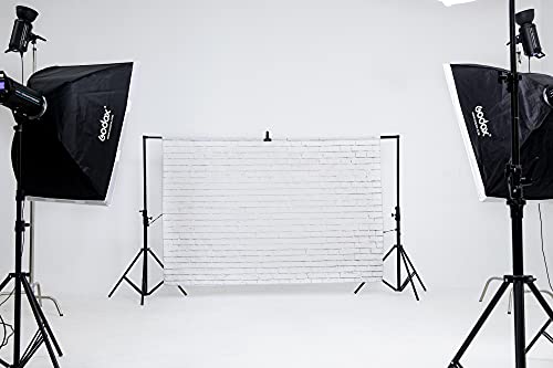 Kate 7x5ft White Brick Wall Photography Backdrops Portrait Photo Background Photo Studio Props