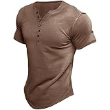 henry shirt number france Combinación: esta camiseta de verano para hombre es fácil de combinar con jeans, pantalones de traje, pantalones casuales, pantalones cortos casuales. También se puede llevar con cárdigan, chaqueta, blazer para un aspecto elegante en días fríos. Las camisetas son imprescindibles en el armario