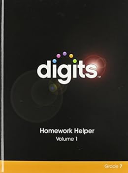 Hardcover Digits Homework Helper Volume 1 Grade 7 Book
