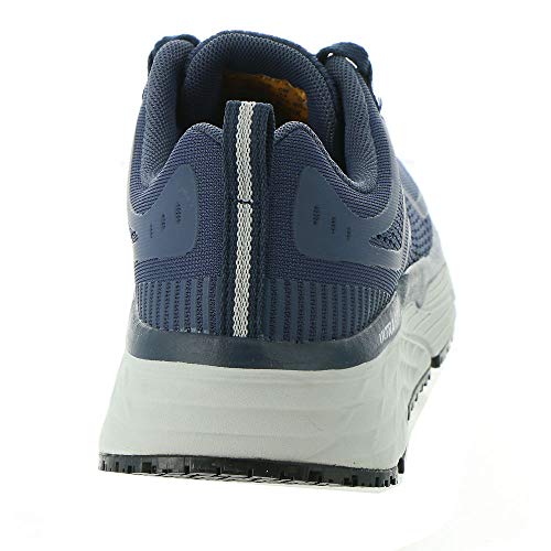 Skechers Skechers Women's Work Max Cushioning Elite SR - Banham Sneaker, Navy/Gray, 9.5