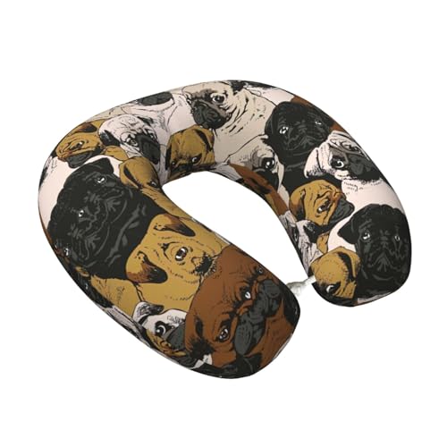 Almohada de poliéster tamaño único ajustable para cuello miniatura 2