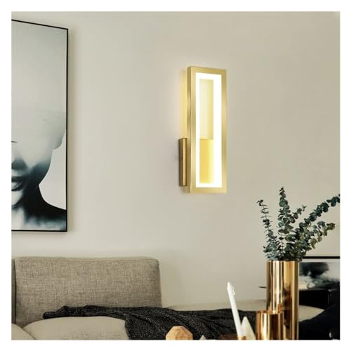 Aplique de pared LED dorado con mando para iluminar tu dormitorio de forma moderna 4