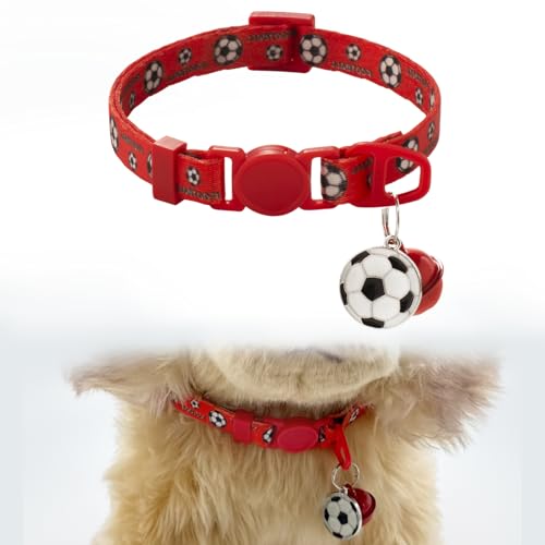 Coleiras para pets com um lindo sino de segurança, padrão ajustável adorável