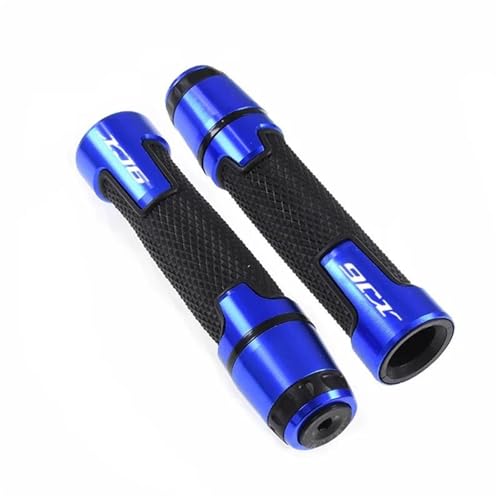 Poignées de guidon de moto CNC haut de gamme couleur bleu pour Yamaha XJ-6N
