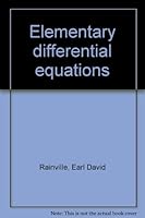 Elementary differential equations B0006BYJQE Book Cover