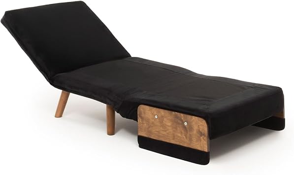 Pafu Cosmo Single Folding Bed Sofa - Soho Black