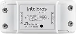 Interruptor Controlador de Cargas Izy Smart Wi-Fi EWS 201 E Branco Intelbras