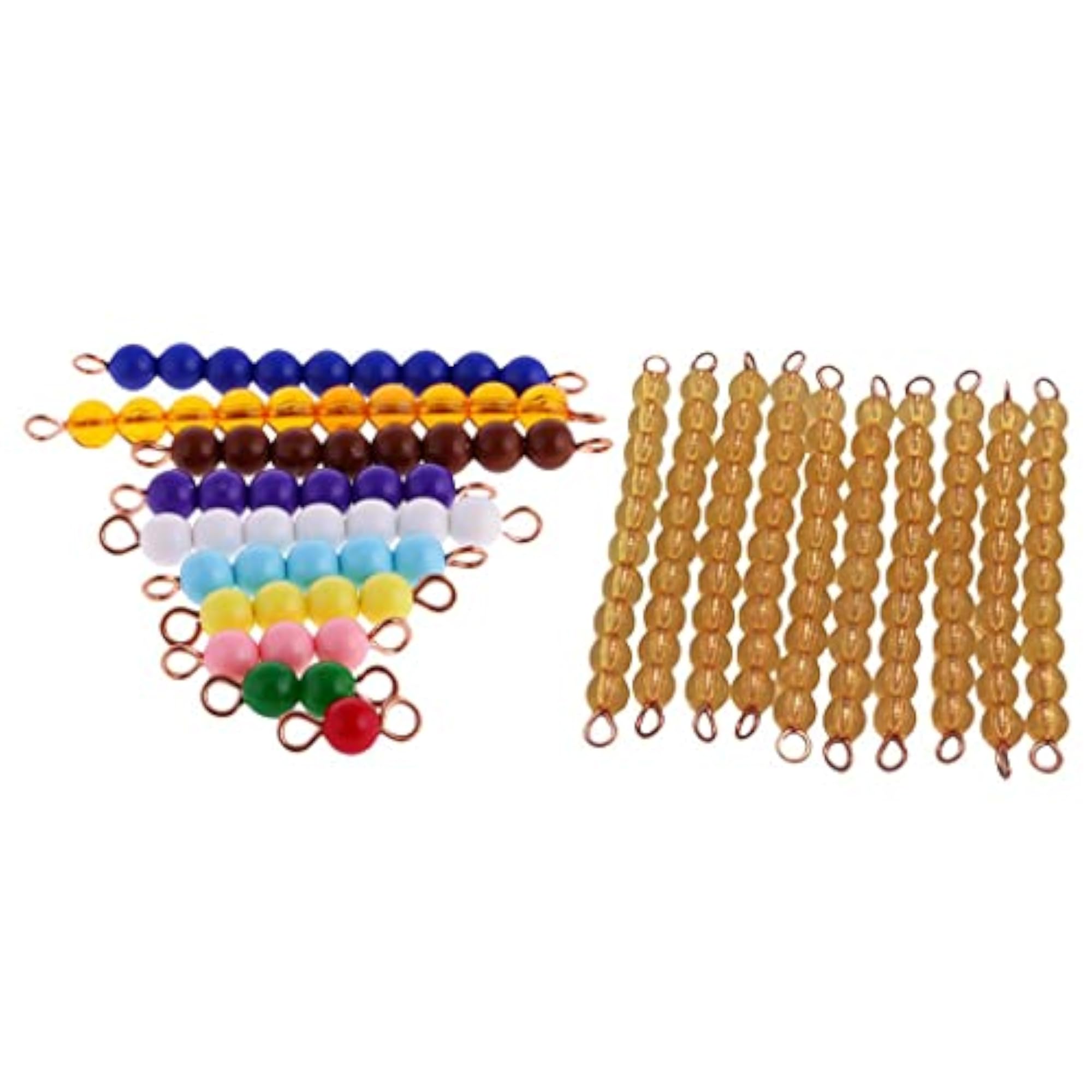 Montessori Beads Bar Toy for Kids Mathematics Learning
