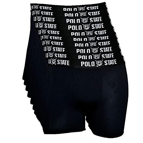 Kit 10 Cuecas Boxer Masculina Preto / Azul (Preto/Azul, G)