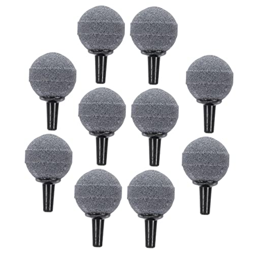 VANZACK 10個エアストーン 魚缸用 細かい泡を放出 水族館用空気供給アクセサリー 水槽の酸素供給と栄養循環 球形