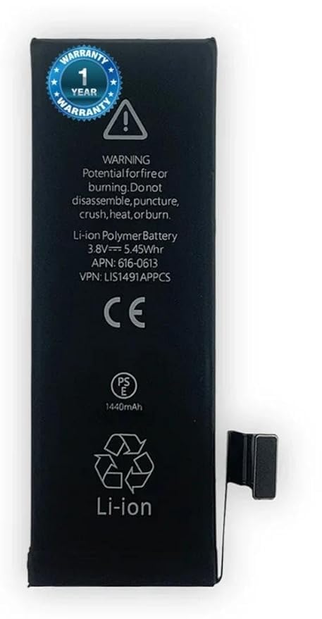 Image of Original Battery for iPhone 5G / 5 / A1428 / A1429 / A1442 Battery with 1 Year Warranty**** (CAR136)